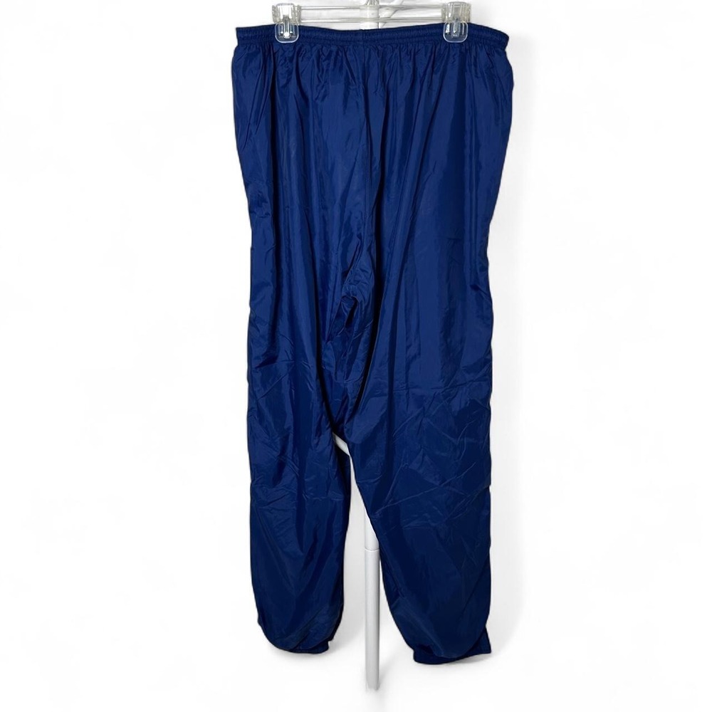 Nike Track Pants Men XXL Blue Windbreaker Lined Polyester Jogger Vintage - Picture 2 of 6
